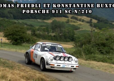 Porsche 911 SC n° 210 Tajine, Thomas Friedli / Konstantine Buxtorf, Rallye de la Drôme 2025