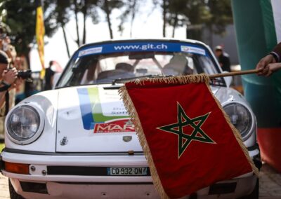Porsche 911 équipe Pentacar, Maroc Historic Rally 2026