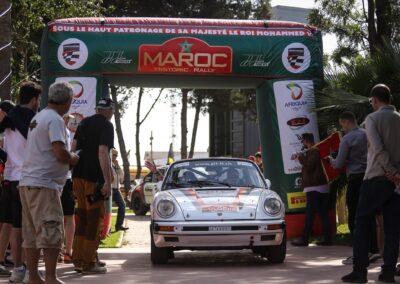 Porsche 911 équipe Pentacar, Maroc Historic Rally 2026