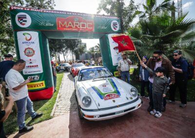 Porsche 911 équipe Pentacar, Maroc Historic Rally 2026