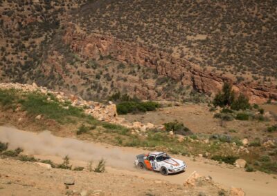 Porsche 911 équipe Pentacar, Maroc Historic Rally 2026