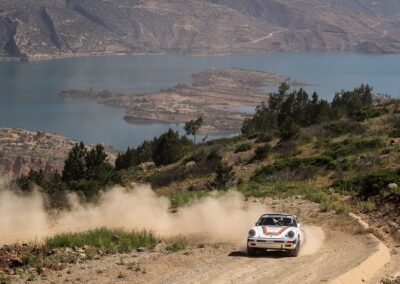 Porsche 911 équipe Pentacar, Maroc Historic Rally 2026