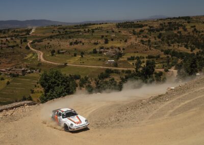 Porsche 911 équipe Pentacar, Maroc Historic Rally 2026