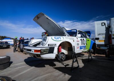 Porsche 911 équipe Pentacar, Maroc Historic Rally 2026