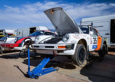 Porsche 911 équipe Pentacar, Maroc Historic Rally 2026
