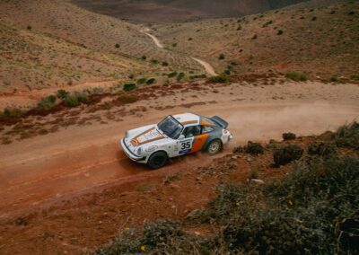 Porsche 911 équipe Pentacar, Maroc Historic Rally 2026