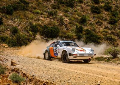 Porsche 911 équipe Pentacar, Maroc Historic Rally 2026