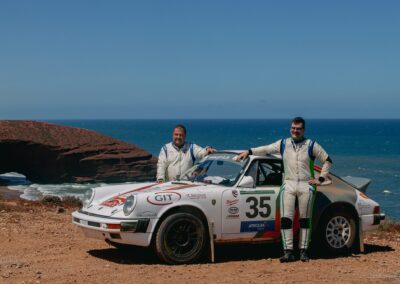 Porsche 911 équipe Pentacar, Maroc Historic Rally 2026