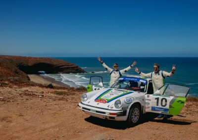 Porsche 911 équipe Pentacar, Maroc Historic Rally 2026
