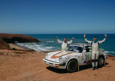 Porsche 911 équipe Pentacar, Maroc Historic Rally 2026