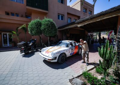 Porsche 911 équipe Pentacar, Maroc Historic Rally 2026